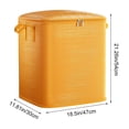 thumbnail image 6 of Moving Bags Heavy Duty Extra Large Plastic Storage Bag with Zippered Top Handles 54x47x30cm for Clothing Sorting and Storage, 6 of 6