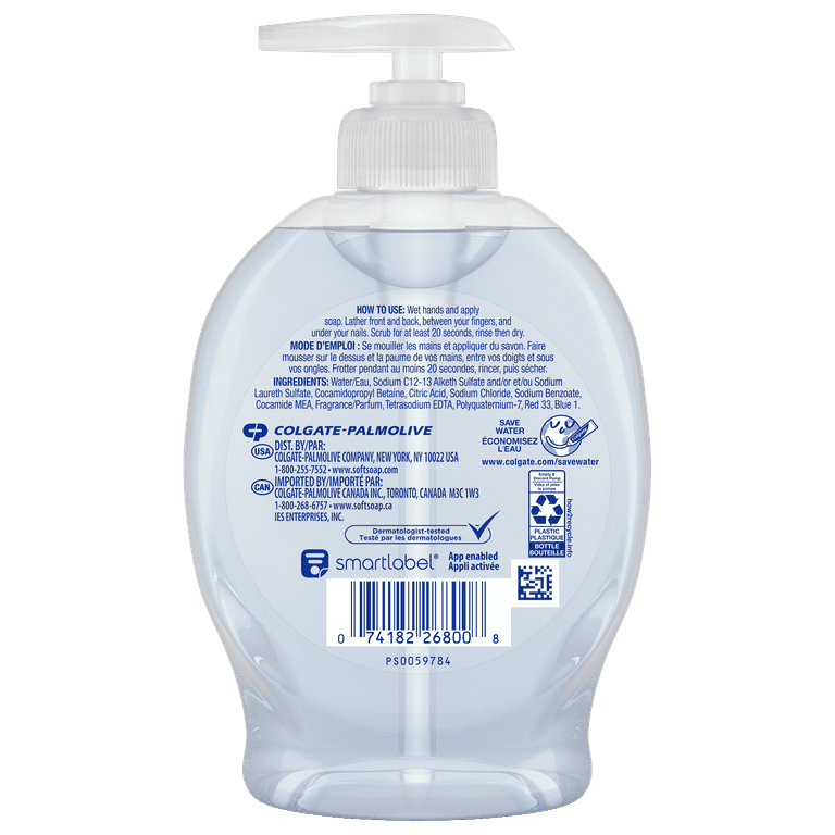 Softsoap Antibacterial Fresh Scent Hand Soap Wash, Aquarium Liquid