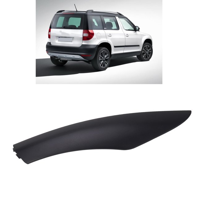 Stylish Look Fade Proof Protection Roof Rack Rail Cap for SUV 2009-2018, Sporty and Stylish Appearance, Convenient and Effort Saving Installation, Made From Sturdy ABS