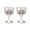 Silver, variant on POYOGA 2Pcs Vintage Medieval Goblet Drinking Glass Drink Cup Metal Wine Glass