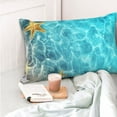 thumbnail image 4 of Yiaed Coral And Seashell On The Beach Print Brushed Microfiber Envelope Pillowcases, Standard,Envelope Closure Pillow Cases(No pillow core)-16"x24", 4 of 6