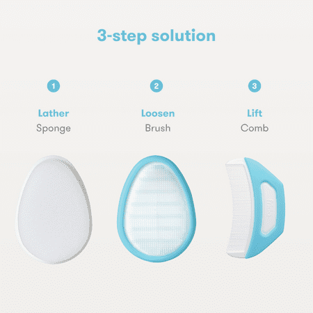 Fridababy DermaFrida FlakeFixer, 3 Step Method for Cradle Cap