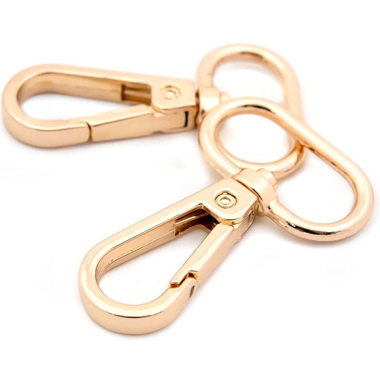 Goyunwell Swivel Lobster Clasps 1 inch Oval Ring Push Gate 15pcs Metal