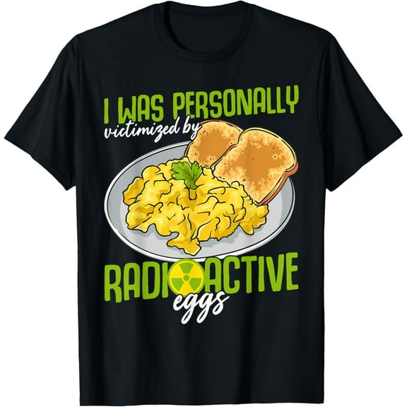 Funny Gastroparesis Awareness Month Support Radioactive Eggs T-Shirt