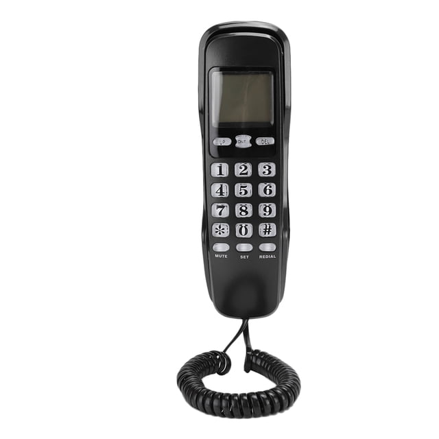 Téléphone Résidentiel, Téléphone, Écran LCD Fiable Support Fsk et Dtmf pour Noir, Blanc, Rouge