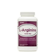 GNC L-Arginine 1000mg, 180 Caplets, Helps Maintain Healthy Blood Vessel Tone