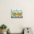 thumbnail image 4 of God Says You are Canvas Wall Art Hummingbird Sunflower Positive Quotes Farmhouse Wall Decor for Home Office Apartment Paintings Ready to Hang (11.6 x 13.7 inch, Blue - God), 4 of 5