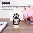thumbnail image 5 of Uxcell Paw Prints Stickers 1 Inch 2 Roll Adhesive Black Dog Paw Prints Label Greeting Cards, Gift Bags, 500 Count/Roll, 5 of 6