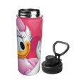 thumbnail image 2 of Botella de agua aislada Daisy Sports de acero inoxidable, portátil, para exteriores, para viajes, fitness, estudiantes, talla única., 2 of 7