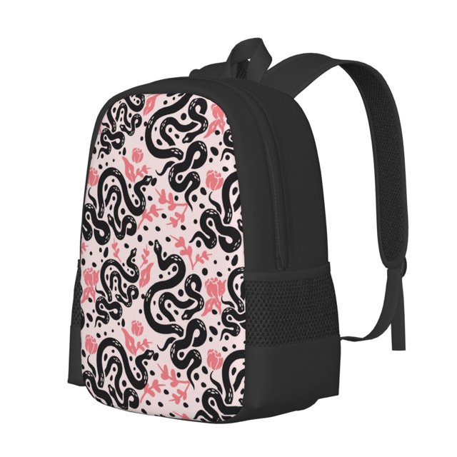 Fotbe Black Snake Mochila para Hombre y Mujer - Tela Oxford 600D Resistente - Mochila Impermeable de Gran Capacidad para Escuela, Viajes y Senderismo
