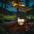 thumbnail image 2 of Portable Solar Powered Lantern with USB Charger, 3 Power Supply Modes, Collapsible, 2 of 8