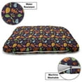 thumbnail image 3 of Acorn Pet Bed, Vintage Forest Flora Elements Pattern with Repeating Colorful Leaves Mushrooms Acorns, Resistant Pad for Dogs and Cats Cushion with Removable Cover, 24" x 39", Multicolor, by Ambesonne, 3 of 4