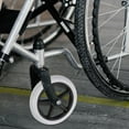 thumbnail image 2 of ORDDIART Roues avant Universelles pour Fauteuil Roulant Remplacements Antidérapants Résistants à l'Usure pour Usage Intérieur Extérieur Gris, 2 of 4