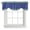 Blue, variant on Tie Up Valances for Windows, Red Boho Adjustable Valance Curtains Window Treatment for Living Room/Bedroom, Vintage Ethnic Tribe Abstract Art Retro Rod Pocket Kitchen Curtains & Drapes 42x12 Inch
