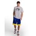 thumbnail image 6 of AND1 Men's and Big Men's All Court Colorblock Short, 11" inseam, up to Size 5XL, 6 of 7