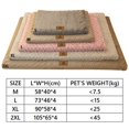 thumbnail image 6 of Memory Foam Pet Bed with Removable Washable Faux Fur Cover Orthopedic Waterproof Dog Bed for Crate Anti-Slip Bottom Dog Bed (grey,XXL105x65cm pet 45kg), 6 of 7