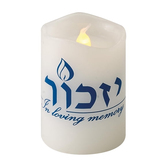 Vela conmemorativa YIZKOR LED SIN LLAMA RITE LITE 1 EA