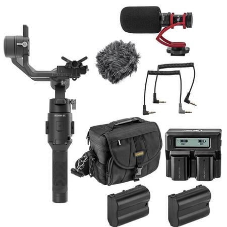 UPC: 0192223121362 | Ronin-SC Gimbal Stabilizer With Canon Kit – Bundle With Photo Video Bag Black  H&A VideoMini HA-CVM Compact On-Camera Microphone  2 Pack Green Extreme EN-EL15 Li-Ion Batteries  Dual Charger