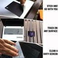 thumbnail image 5 of Mouse Pad Adhesive Bottom - Sticks to Any Surface - Portable - Webcam Covers and Screen Cleaner Included (Black), 5 of 9