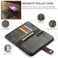thumbnail image 3 of for Samsung Galaxy A36 5G Case, PU Leather Detachable Vintage Wallet Flip Magnetic Clousure Drop Protective Slim Phone Case Cover for Samsung Galaxy A36 5G with Card Holder - Gray, 3 of 8