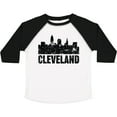 thumbnail image 3 of Inktastic Cleveland Skyline Grunge Boys or Girls Toddler T-Shirt, 3 of 5