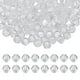 thumbnail image 1 of Cuentas de cristal en forma de bicone Uxcell de 6 mm, 200 piezas, cuentas facetadas de vidrio para hacer joyas, transparentes, 1 of 6