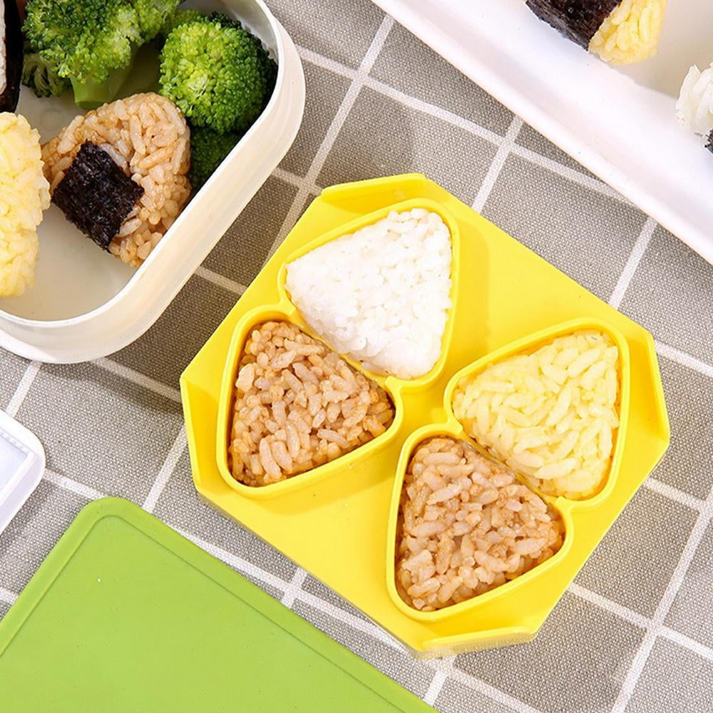 Sushi Maker Kit, Luncheon Meat Slicer, Triangle Onigiri Mold And Rectangle  Mold With Pusher, For Lunch Box, Bento Box Decorating, Kitchen Gadgets -  Temu