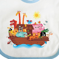 thumbnail image 4 of Inktastic Animal Ark Bible Story Christian Boys or Girls Baby Bib, 4 of 4