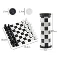 thumbnail image 2 of LOVX  Portable Travel Chess Set Foldable Chess Board for Adults and Kids Indoor Outdoor Games, 2 of 8