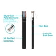 thumbnail image 3 of Monoprice Cat5e Ethernet Patch Cable - 3 Feet - Black | Network Internet Cord - RJ45, Stranded, 350Mhz, UTP, Pure Bare Copper Wire, 24AWG - Zeroboot Series, 3 of 6