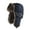 Navy Blue, variant on Unisex Winter Hat Thickened Velvet Lined Ear Fuzzy Windoroof Buckle Fasten Heat Retention Outdoor Skiing Skating Snowboarding Lei Feng Hat