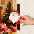 thumbnail image 2 of Santa Claus Door Handle Cover with Bells – Christmas Cartoon Glove Protector for Knobs – Decorative Ornament for Bedroom, Kitchen, Bathroom, 2 of 5