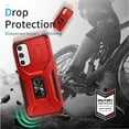 thumbnail image 2 of Funda para GANGXUN Samsung Galaxy A16 - Soporte metálico, Función magnética, Rojo, 2 of 5