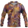 thumbnail image 4 of Tie Dye Mens Hoodies Regular Fit Graphic Casual Mens Sweatshirts Long Sleeve Drawstring Hood with Pockets Multicolor XL, 4 of 5