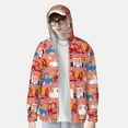 thumbnail image 2 of Kdxio Cartoon with Traffic Elements Print Women Men Sun Protection UPF 50+ Jackets Zip Up Long Sleeve Hoodie Hiking Lightweight with Pockets, 2 of 7