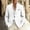 White, variant on Danhjin Blazer Jackets for Men Lapel Button Down Business Casual Dress Suit Coats Office Work Formal Outwear
