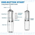 thumbnail image 3 of Home Water Jet Dental Teeth Flosser Electric Oral Irrigator Tooth Cleaner Floss, 3 of 4