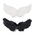 thumbnail image 1 of 2 Disfraz Mascota Cosplay Perro Halloween Angel Wing S Color Blanco Negro S Sunnimix Disfraz de Halloween, 1 of 8