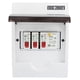 thumbnail image 3 of BuyWeek Disyuntor de la unidad de consumo, 2 vías 40A 30mA Tablero de fusibles de la unidad de consumo RCD + 2 MCB Fuente de alimentación Garaje Edificio residencial Caja de electricidad, 3 of 14