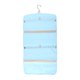 thumbnail image 2 of Organizador de joyas colgante, soporte para collares, soporte para collares de doble cara Azul, 2 of 9