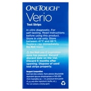 OneTouch Verio Blood Glucose Test Strips, 100 Ct
