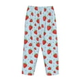 thumbnail image 5 of Goofa Strawberry Printed Soft Pajama Pants for Women, Wide Leg Comfy Casual Lounge Yoga Pants-XX-Large, 5 of 9
