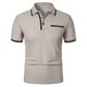 thumbnail image 1 of pstuiky Camisas casuales de manga corta para hombre, Camiseta deportiva y de fitness de manga corta con cuello redondo y color liso para hombre. camisas casuales para hombre s, 1 of 3