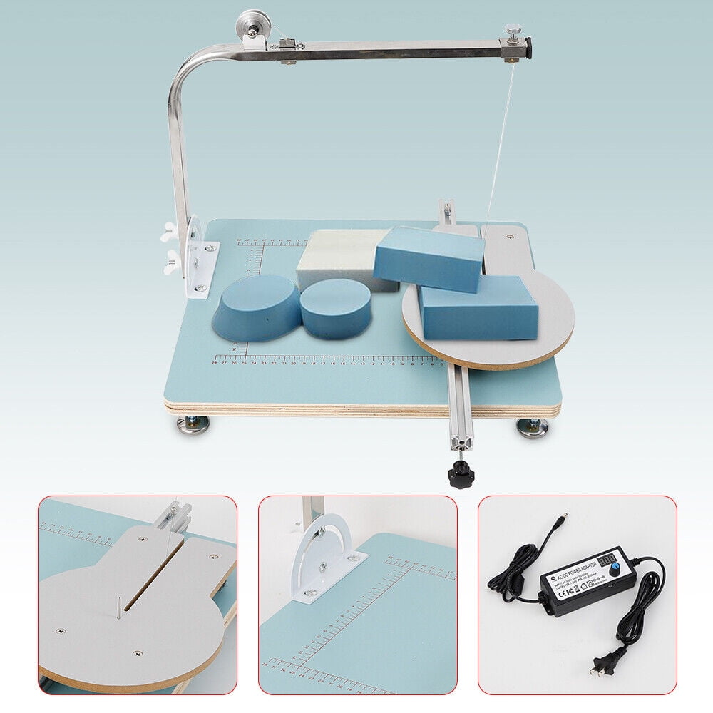Fichiouy Hot Wire Foam Cutter Working Table Tool Desktop Styrofoam Sponge Cutting Tool 110V