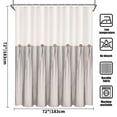 thumbnail image 3 of Ikfashoni Shower Curtain, Farmhouse Button Waterproof Fabric Bathroom Curtain, 72"x72", 3 of 6