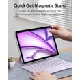 thumbnail image 4 of ESR Keyboard Case Compatible with iPad Air 11" M4/M3/M2 (2026/2025/2024) & iPad Pro 11/Air 5th/4th Gen, Floating Stand & Multi-Touch Trackpad, Purple, 4 of 7