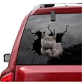thumbnail image 1 of Animal Wall Stickers Creative Tear Hole Waterproof Removable Stickers for Window, 1 of 2