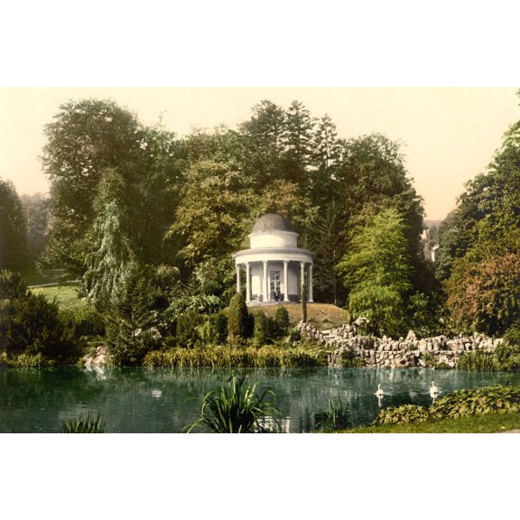 Print: Small Temple And Aqueduct, Cassel (I.E., Kassel), Hesse-Nassau