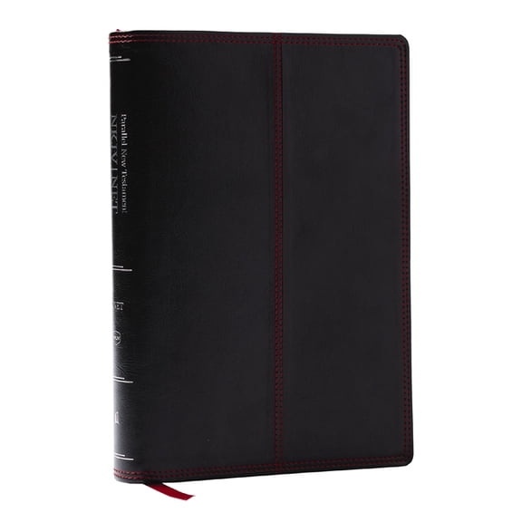 Nkjv-Net Parallel New Testament with Net Translators' Notes, Black Leathersoft, Red Letter, Comfort Print: Unparalleled , (Hardcover)