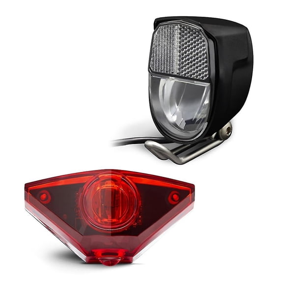 Bike Light Set with Parking Light Headlight for Rear Light LED Bicycle Dynamo Light